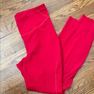 lululemon athletica Red Leggings